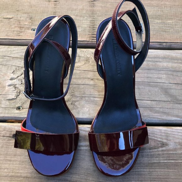 RACHEL COMEY Patent Leather Margin Strappy Sandals - Picture 4 of 10